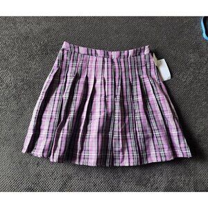 Ultra Flirt purple pleated school girl skirt size medium